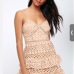 Lulus lace mini dress